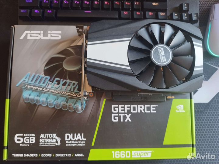 Видеокарта GeForce GTX 1660 super Phoenix 6 Гб
