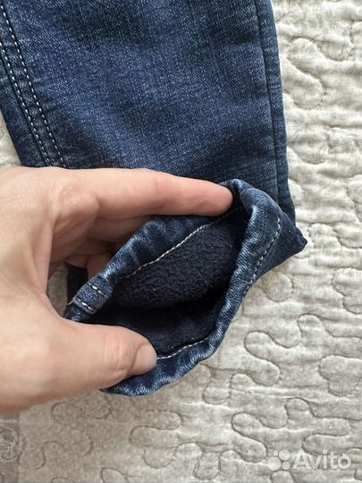 Джинсы утепленные 104