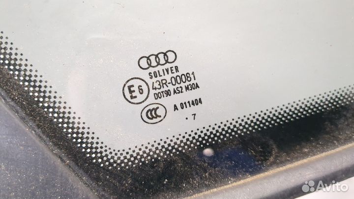 Стекло кузовное боковое Audi A6 (C6), 2007