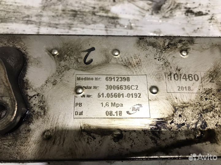 51056010192 Теплообменник Man TGA, Man TGX