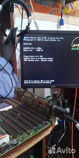 Ретро комплектующие ISA VGA VLB 486 Socket 3