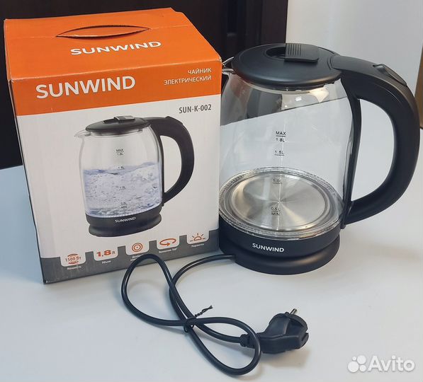 Чайник электрический Sunwind Новый