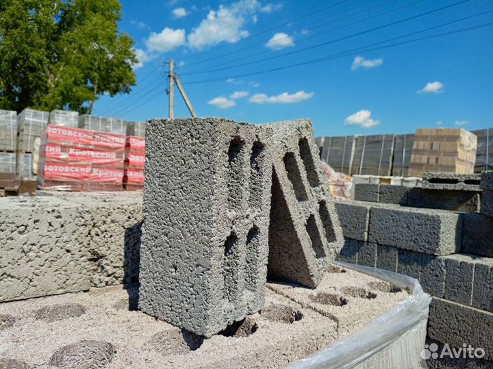 Блок керамзитобетонный