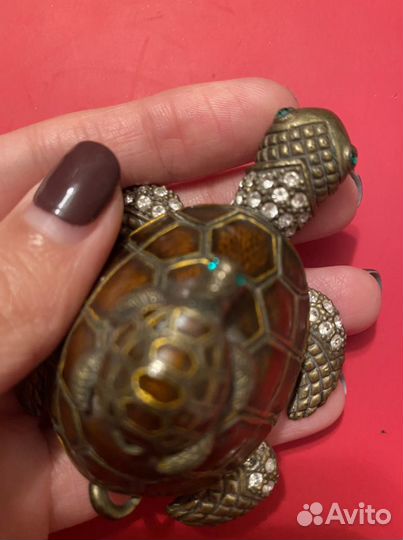 Шкатулка для кольца черепаха