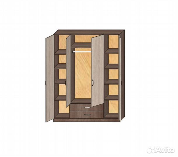 Шкаф прямой