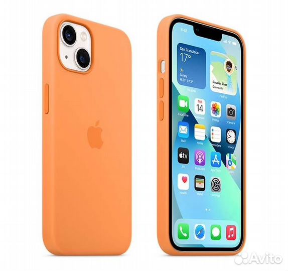 Оригинал Silicone Case - iPhone 13 Весенняя Мимоза