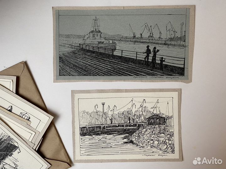 Рисунки, наброски, графика - серия «Мурманск»