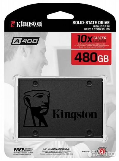 SSD накопитель Kingston A400 2.5