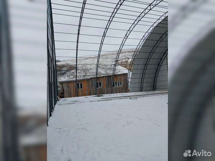 Ангар от производителя под ключ. Размер 20х55м