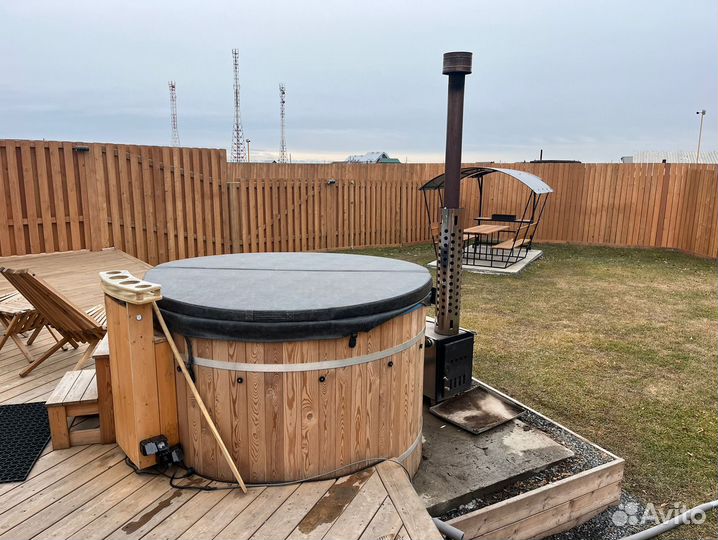 Купель с печкой