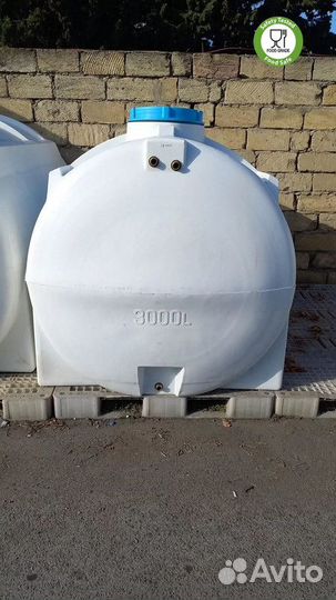 Емкость кубовая 3000 л / еаэс / гарантия 5 лет