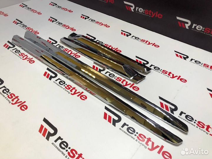 Молдинги дверей Toyota Land Cruiser 200 с16г N2017