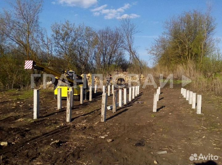 Сваи железобетонные под ключ установка