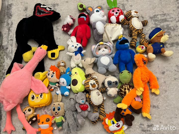 Мягкие игрушки пакетом