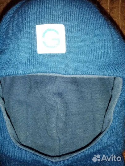 Шапка шлем для мальчика зима