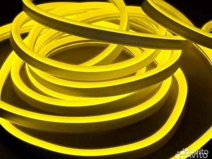 Гибкий неон для помещений и домов блок питания