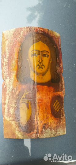 Старинная икона на бересте