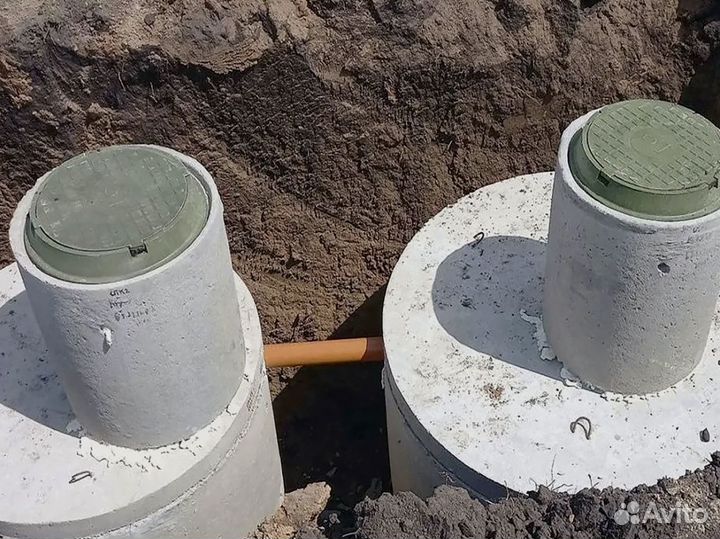 Септик из бетонных колец