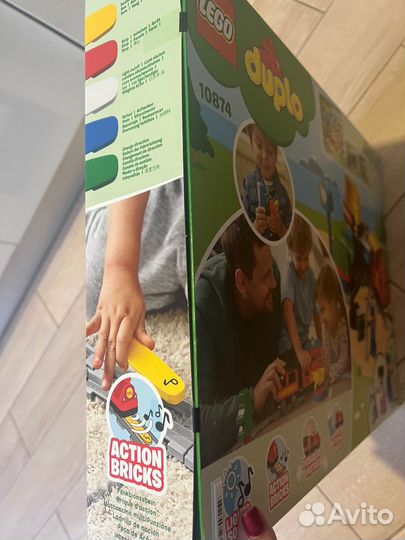 Lego duplo поезд на паровой тяге 10874 новый