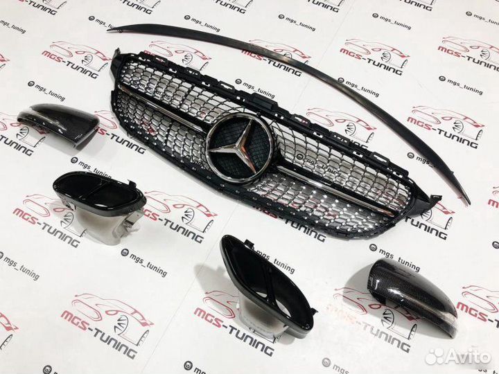 Комплект дооснащения Mercedes w205 C43 AMG Black+