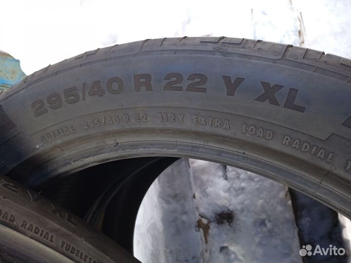 Continental ContiSportContact 5 295/40 R22