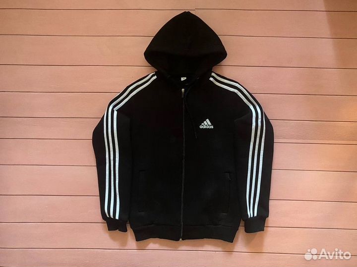 Зип-худи Adidas теплый