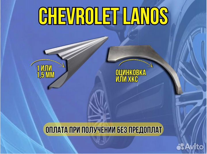 Ремонтные арки Chevrolet Cruze