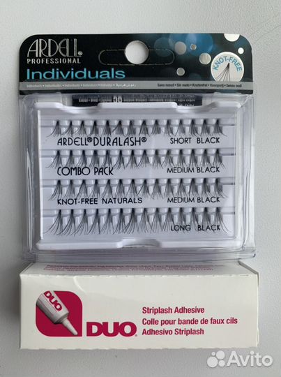 Накладные ресницы пучки и клей
