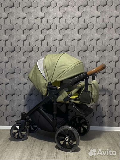 Коляска 3 в 1 Tutis Mimi Style(гелевые колёса)