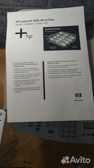 Лазерное сетевое мфу HP LJ 3052