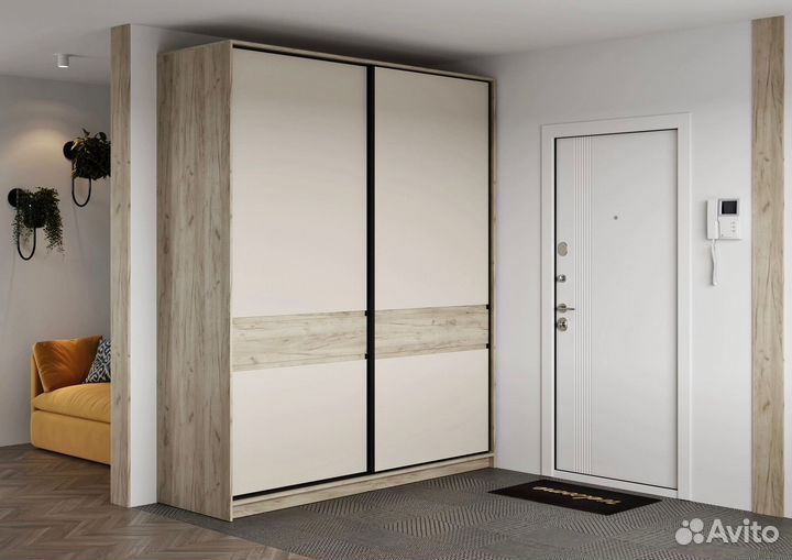 Шкаф купе 2 метра. Кашемир