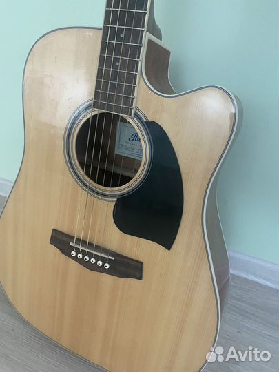 Акустическая гитара ibanez pf15ece-nt
