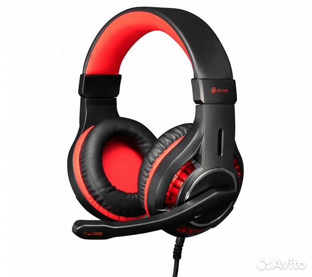 Компьютерная гарнитура Оклик HS-L610G Samurai, чер