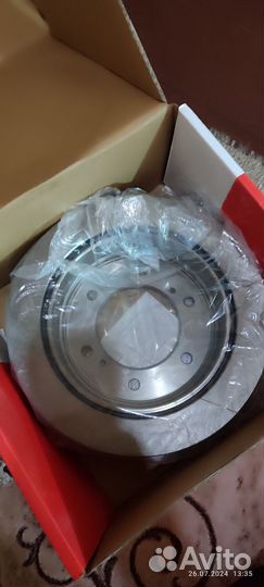 Диск тормозной задний