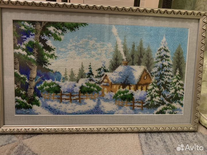 Картины вышитые бисером