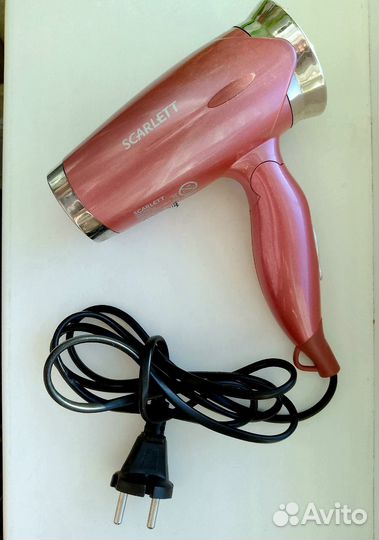 Дорожный фен для волос со складной ручкой