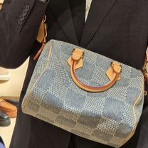 Сумка Louis Vuitton Speedy 25 Damier Denim 3D