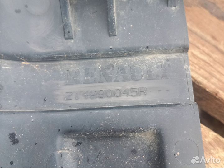 Дефлектор радиатора renault fluence