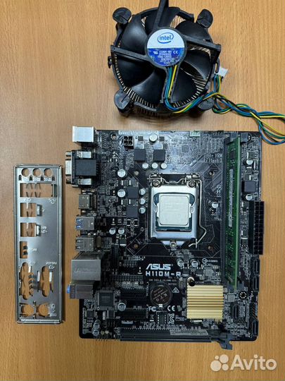 Связка asus H110M-R+i3-6100+4GB LGA1151