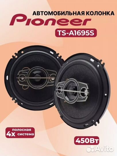 Pioneer Колонки для автомобиля TS1695R,16см