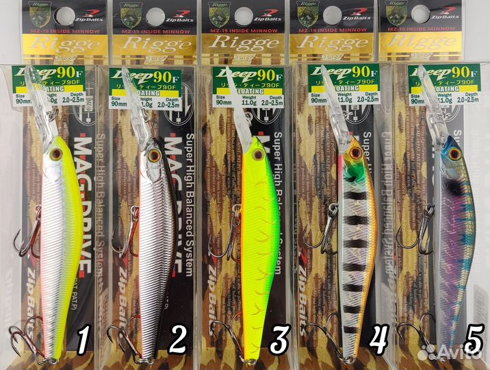 Воблер ZipBaits Rigge 90F DR