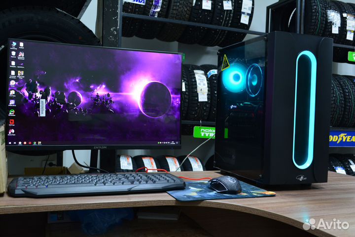 Игровой пк 8 ядер + MSI 470+16gb озу
