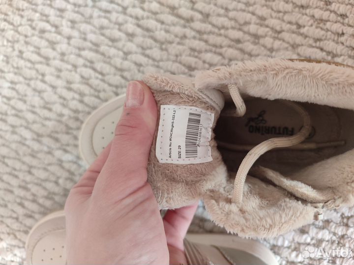 Ботинки демисезонные для девочки 29 размер