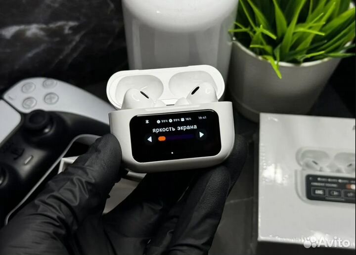 Наушники Airpods с экраном