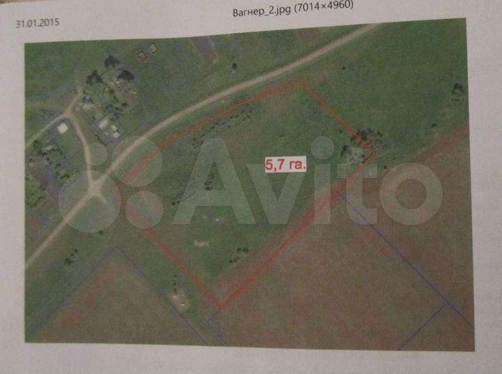 Участок 5,7 га (СНТ, ДНП)