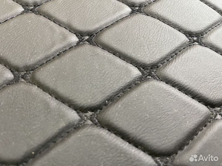 Коврик 3D в багажник volvo XC90 2014-2022, экокожа