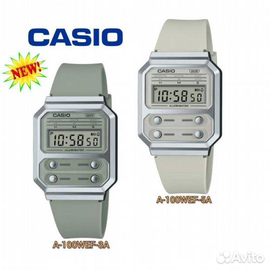 Наручные часы casio Casio A-100WEF-8A