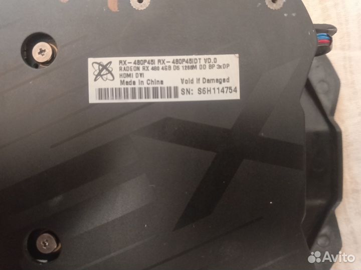 Видеокарта rx580 4gb