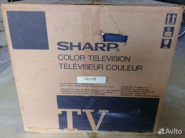 Телевизор sharp производство USA раритетный