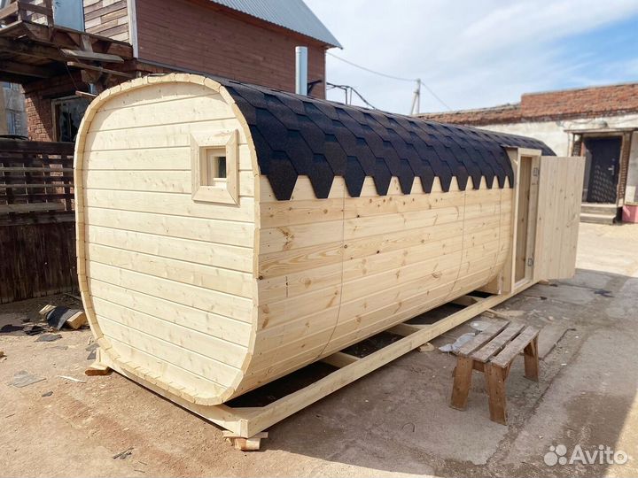 Бани-бочки квадро в наличии